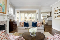 An expansive open floorplan in this Mt Laurel home. 